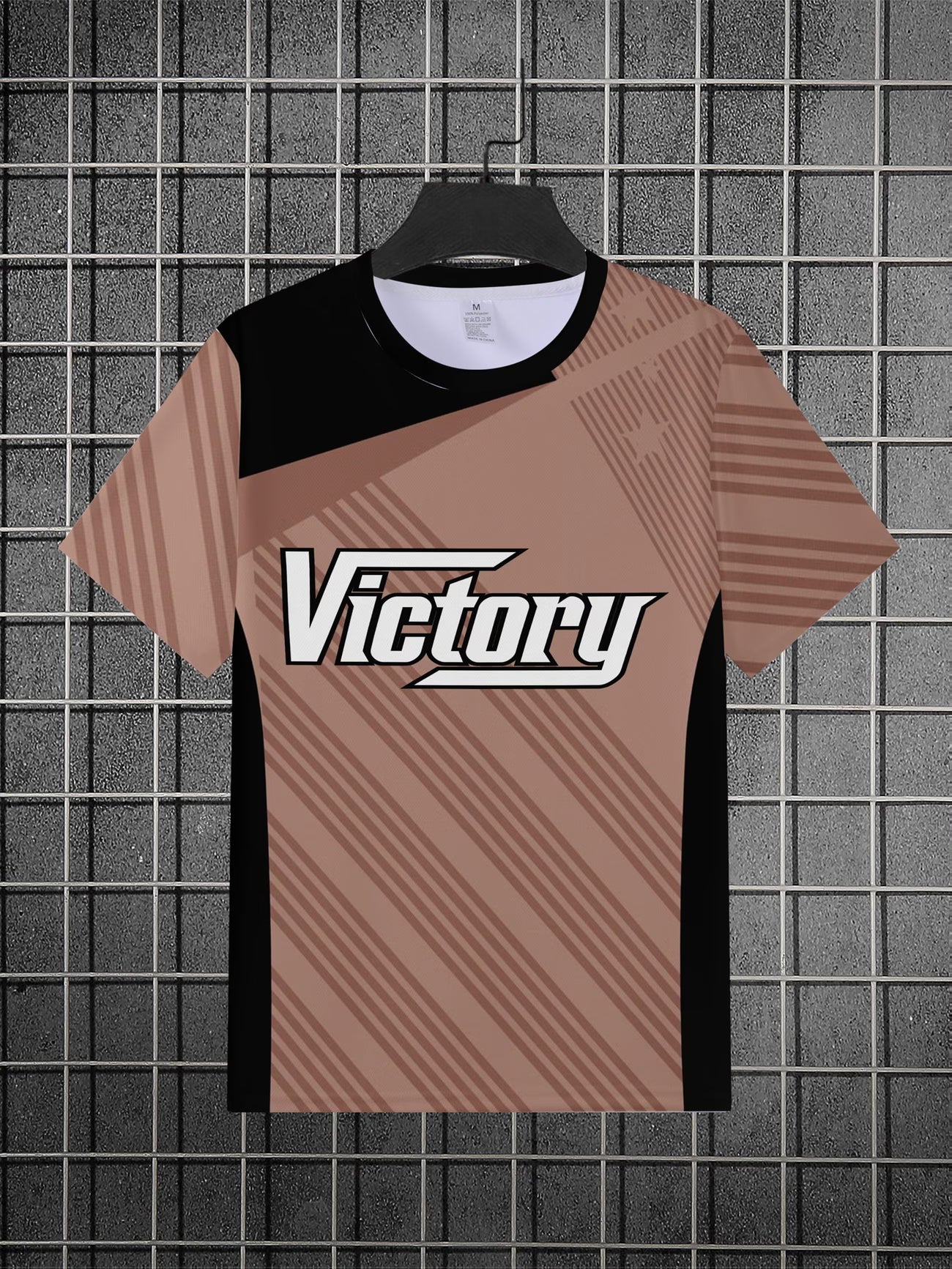 Men's Polyester Fibre Short-Sleeve T-Shirt