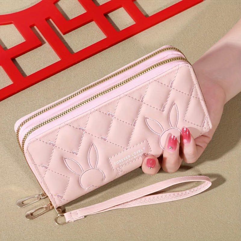 Fashion Large Capacity Long Wallet – Zip-Around Clutch Purse & Card Holder
