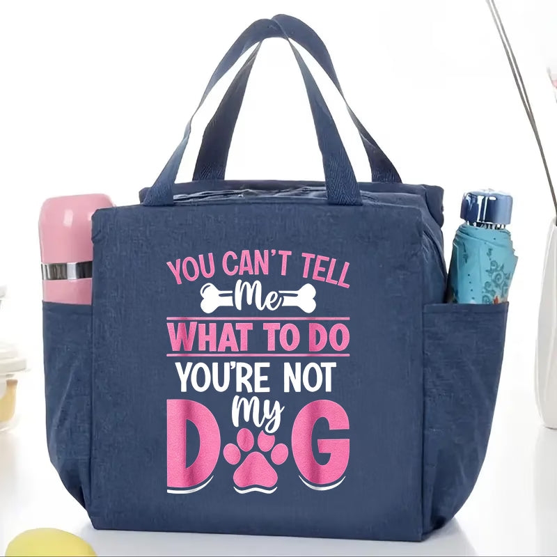 Dog Lover Slogan Tote Bag | Large Capacity Multi-Pocket