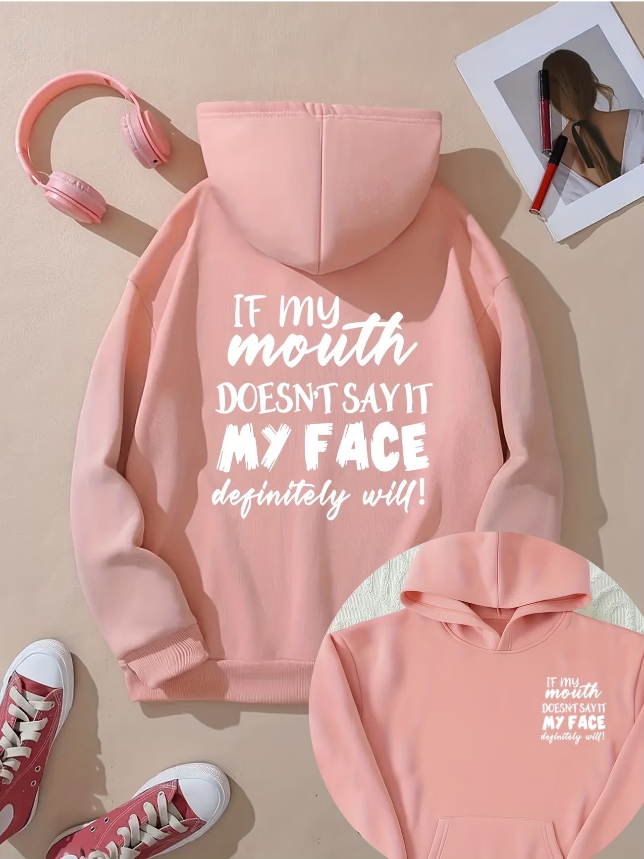 Women'S Stylish Reversible Hoodie