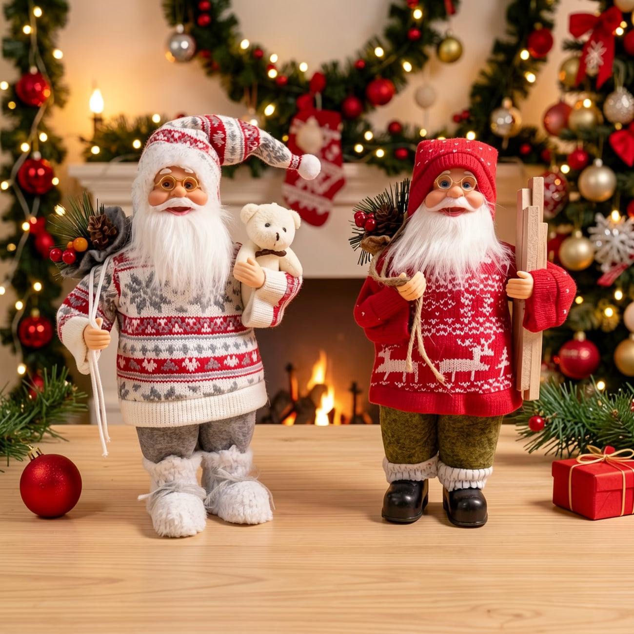 Collectible Santa Christmas Decoration Doll – 12 Inch / 30cm