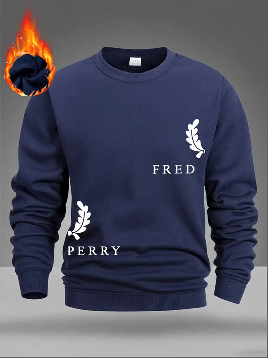 Men’s Lined Fleece Crewneck Sweatshirt