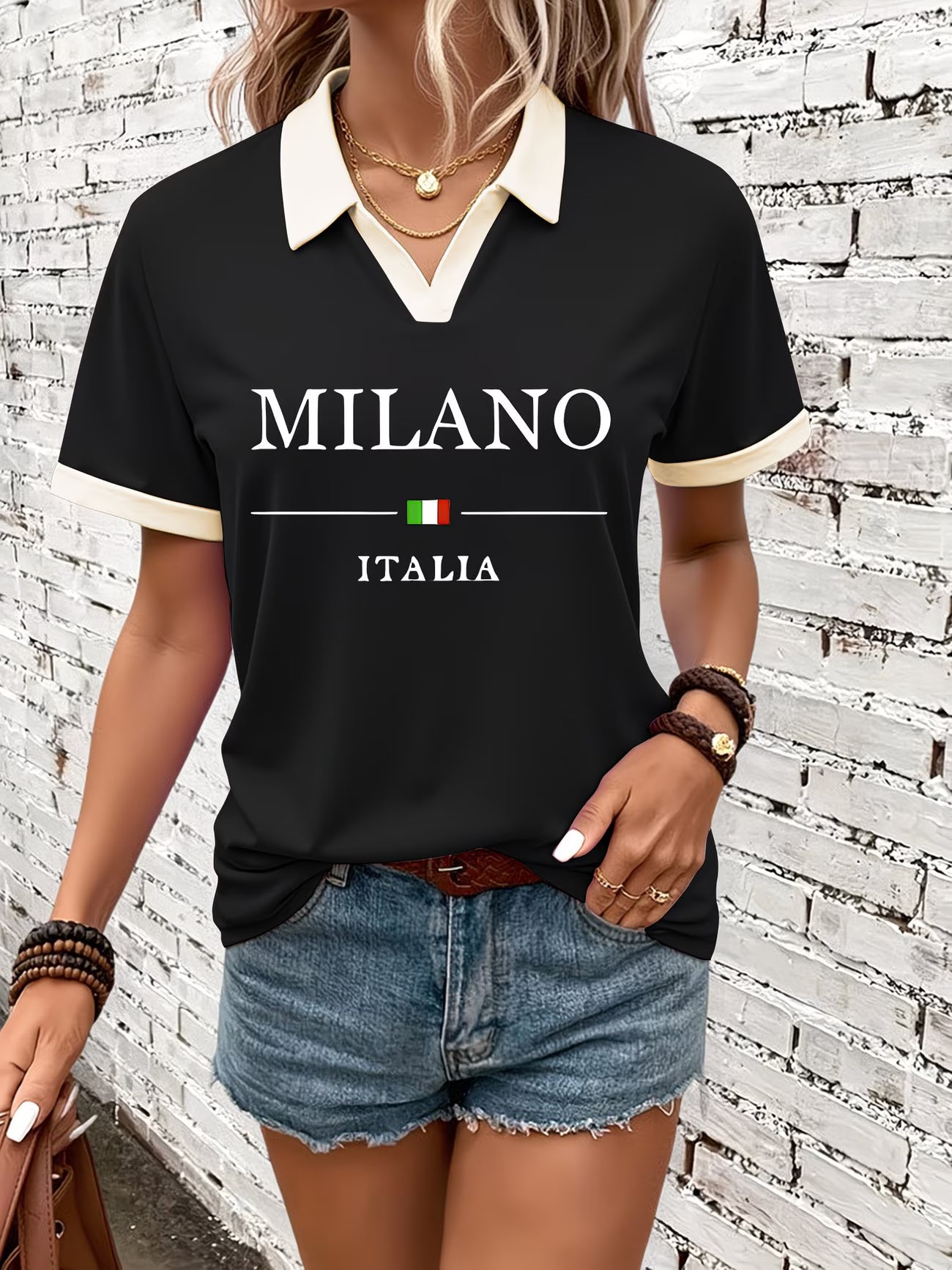 Women, Trendy Short-Sleeve Polo Shirts