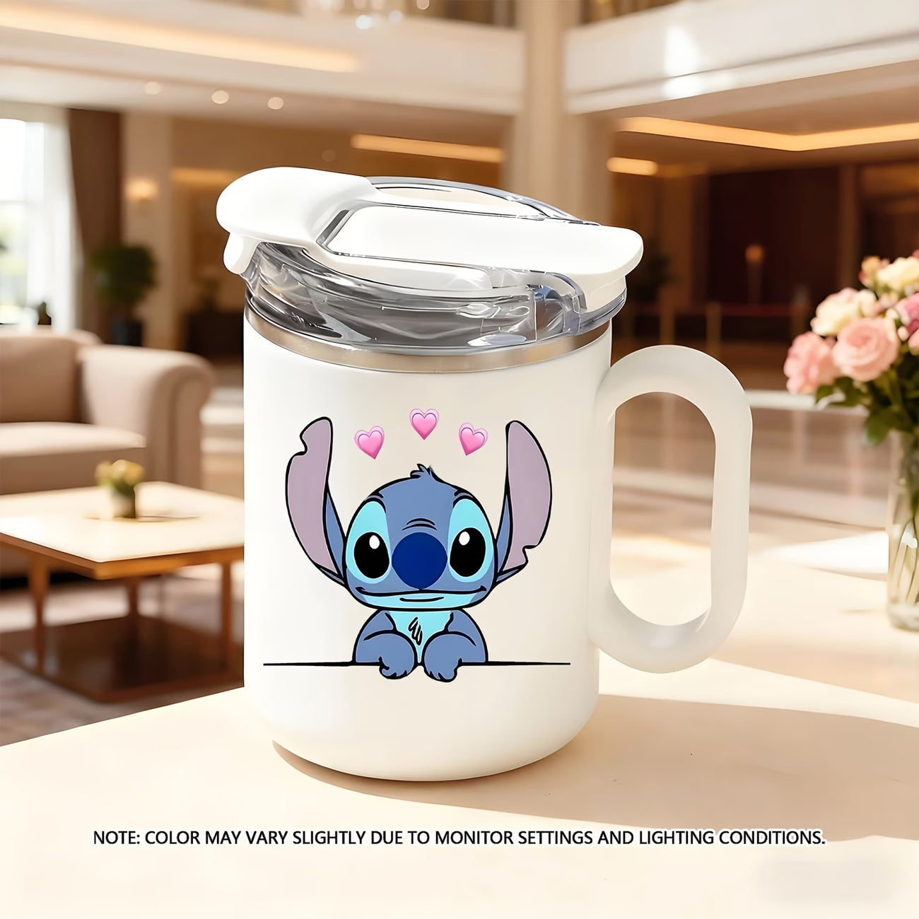 Disney Stitch Fashion 304 Stainless Steel Lidded Coffee Mug