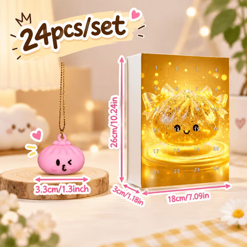 24pcs Kawaii Christmas Characters Advent Calendar