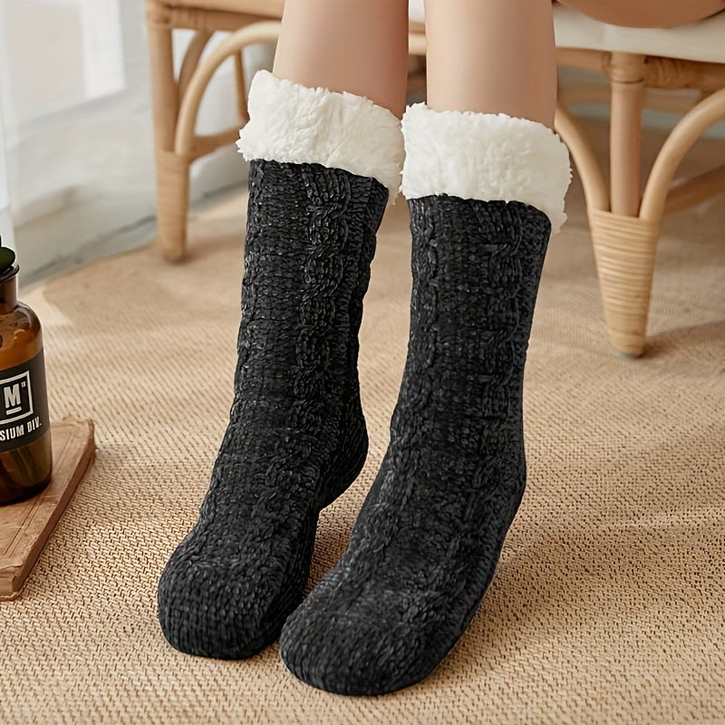 Women's Slipper Socks – Cosy Winter Home & Sleep Socks