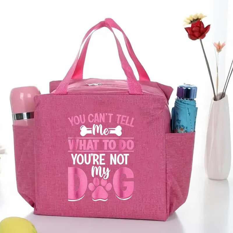 Dog Lover Slogan Tote Bag | Large Capacity Multi-Pocket