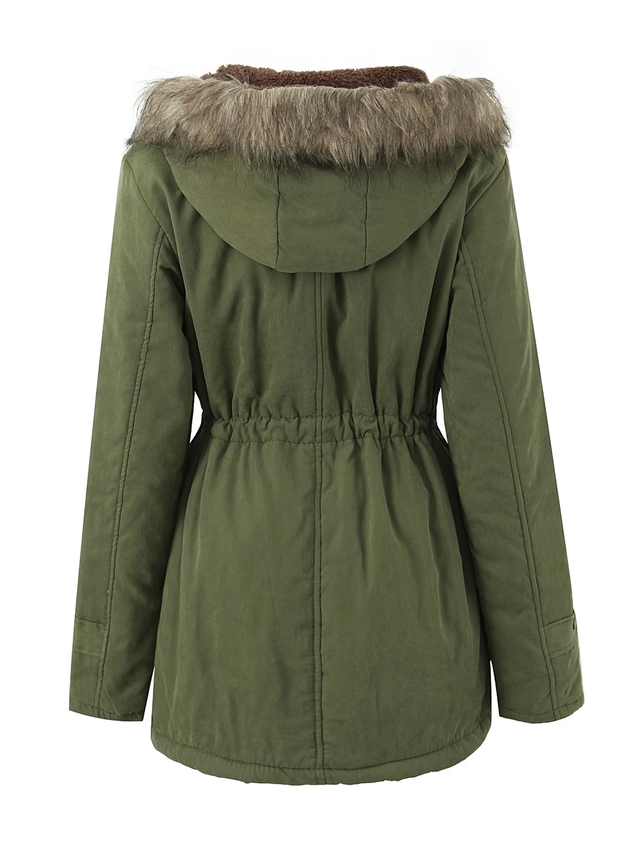 Women's Winter Parka Hooded Jacket – Casual & Warm