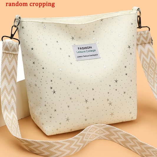 Ladies' Casual Large Messenger Bag – Versatile Everyday Crossbody