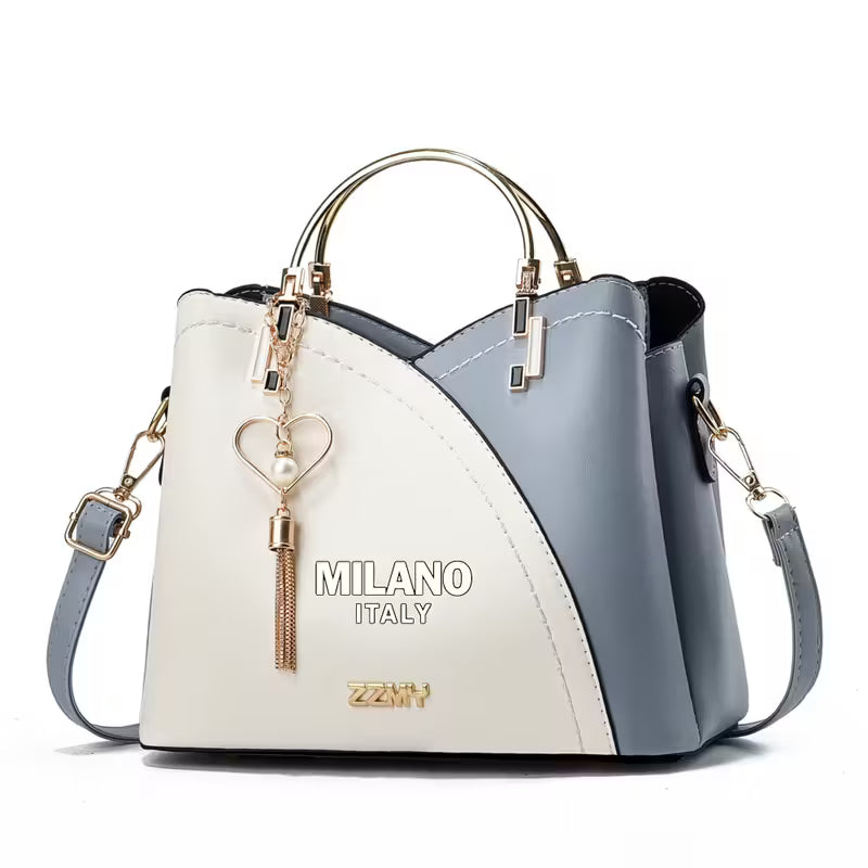 Handbag with Heart Pendant & Milano Italy-Like Charm
