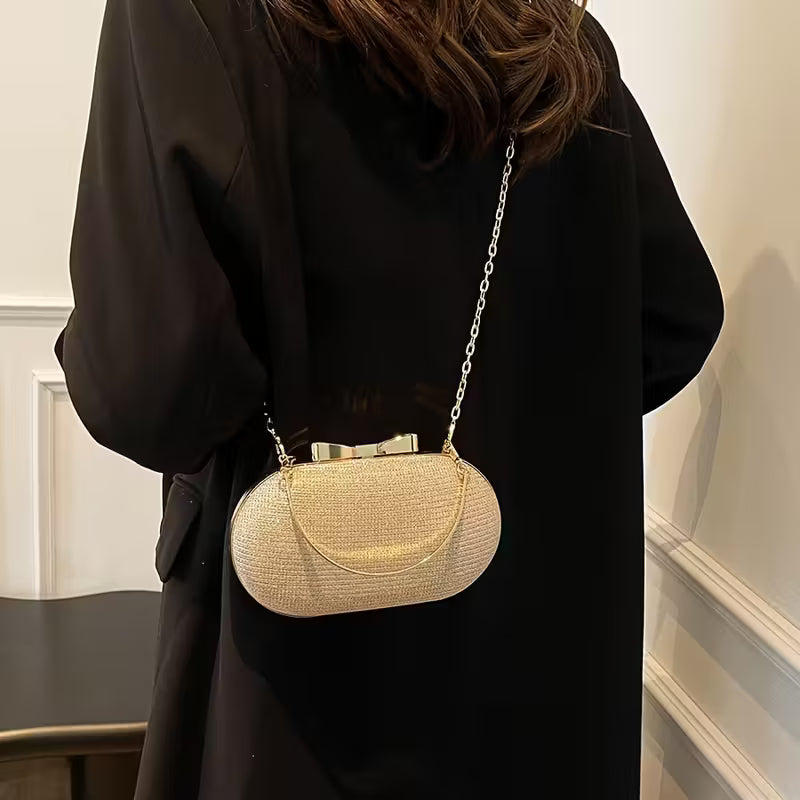 Light Luxury Sequin Simple Handbag,