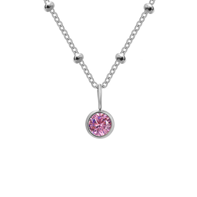 Diamond Birthstone Necklace