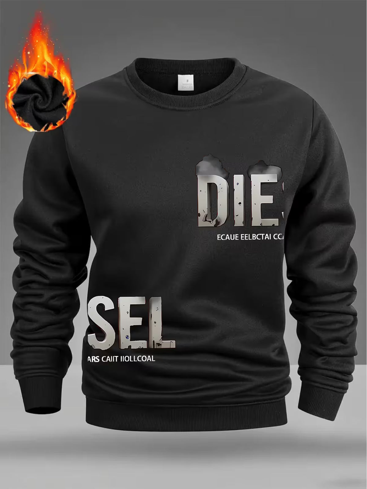 Men’s Fleece Crew Neck Sweatshirt