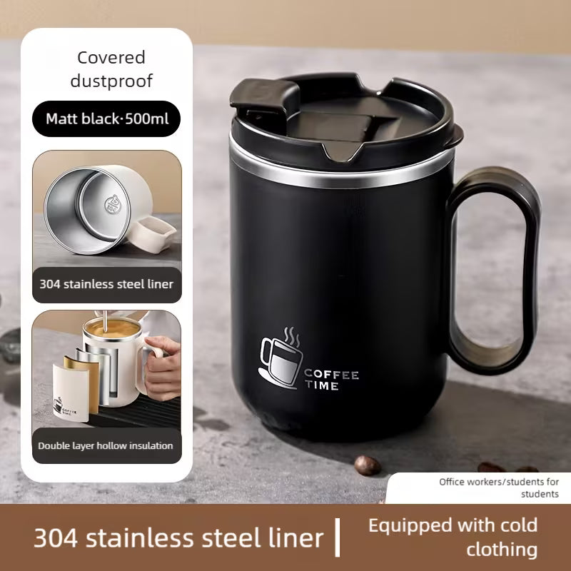 500Ml 304 Stainless Steel Coffee Mug,