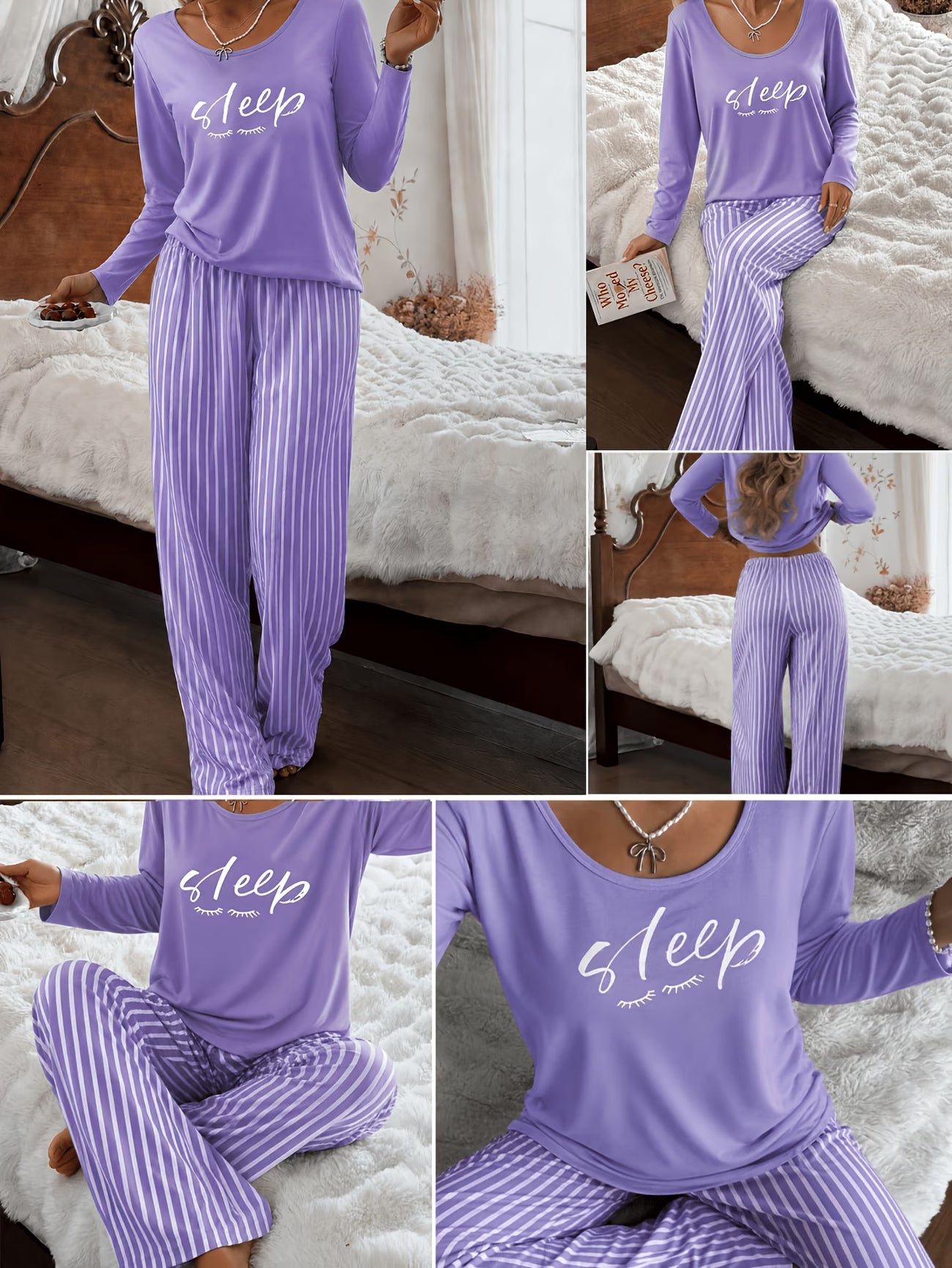 Women's 2-Piece Pajama Loungewear Set