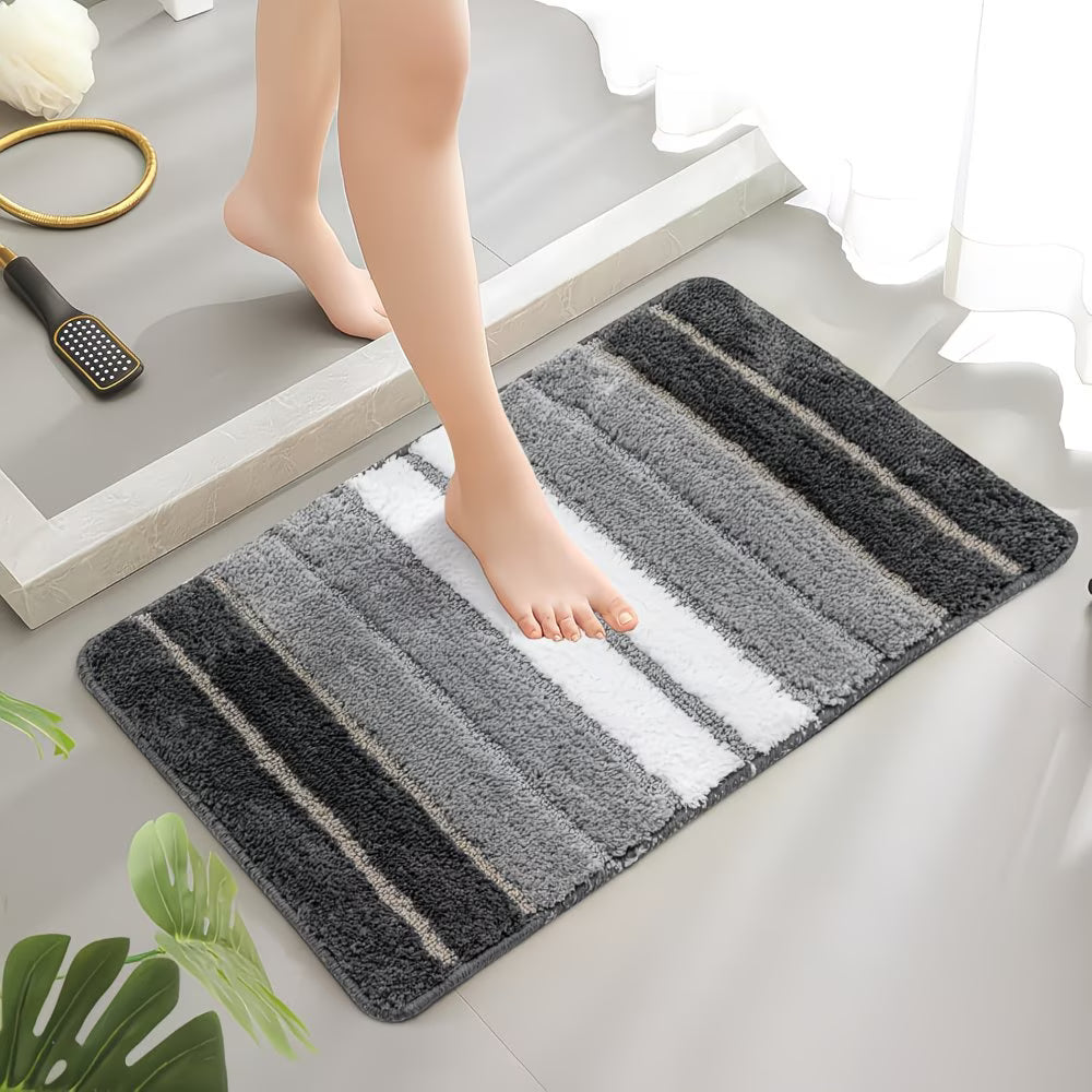 Extra Soft Non-Slip Bath Mat – Absorbent & Machine Washable Shower Rug