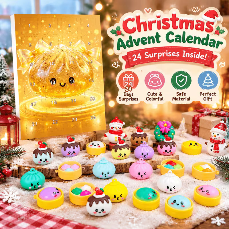 24pcs Kawaii Christmas Characters Advent Calendar