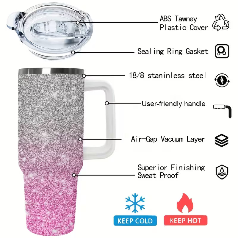 40oz Stainless Steel Insulated Travel Mug