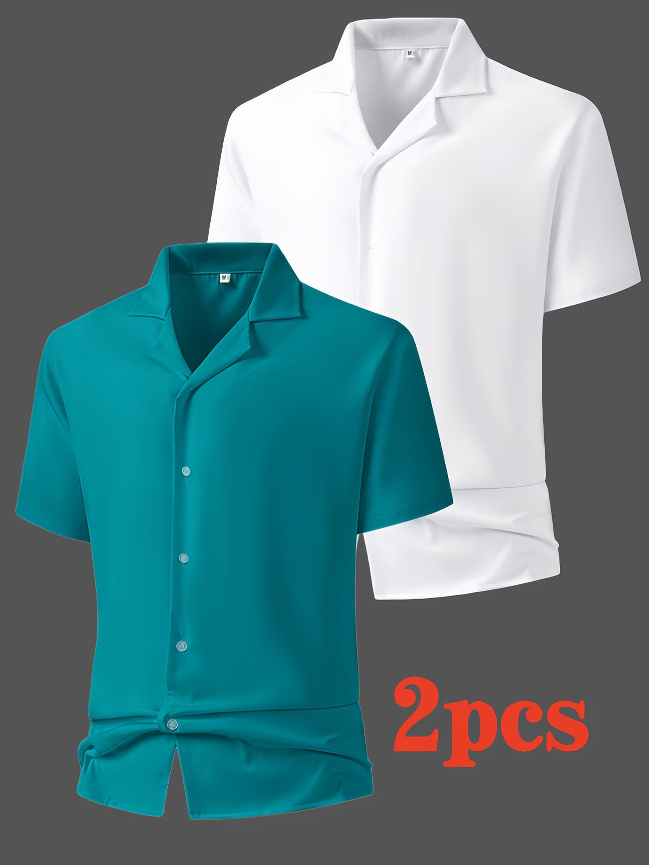 Men's 2-Piece Short Sleeve Shirt Set