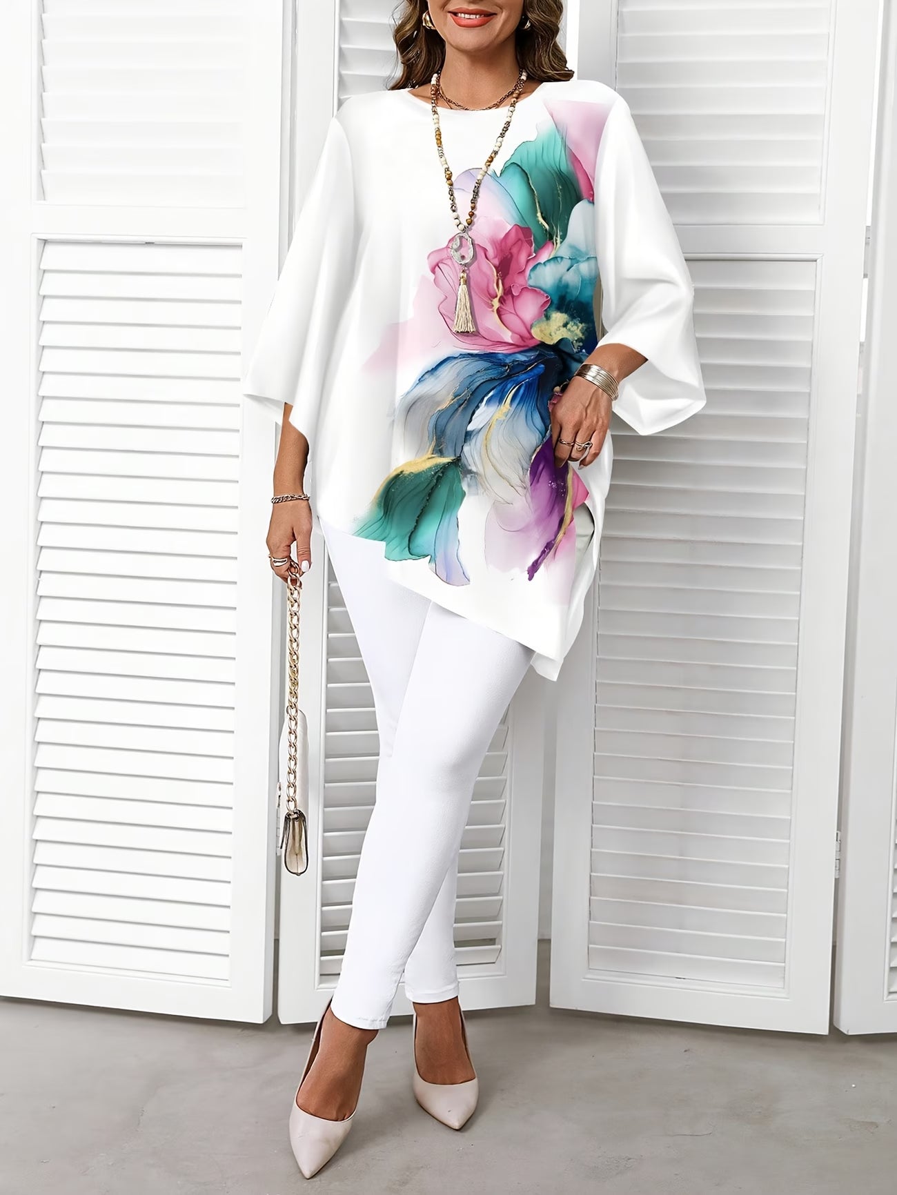 Casual Loose-Fit Shirting Top