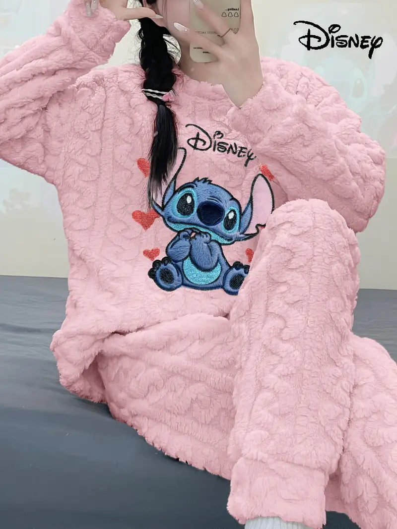 Trend Autumn-Winter New  Classic Plush Pajama Set,