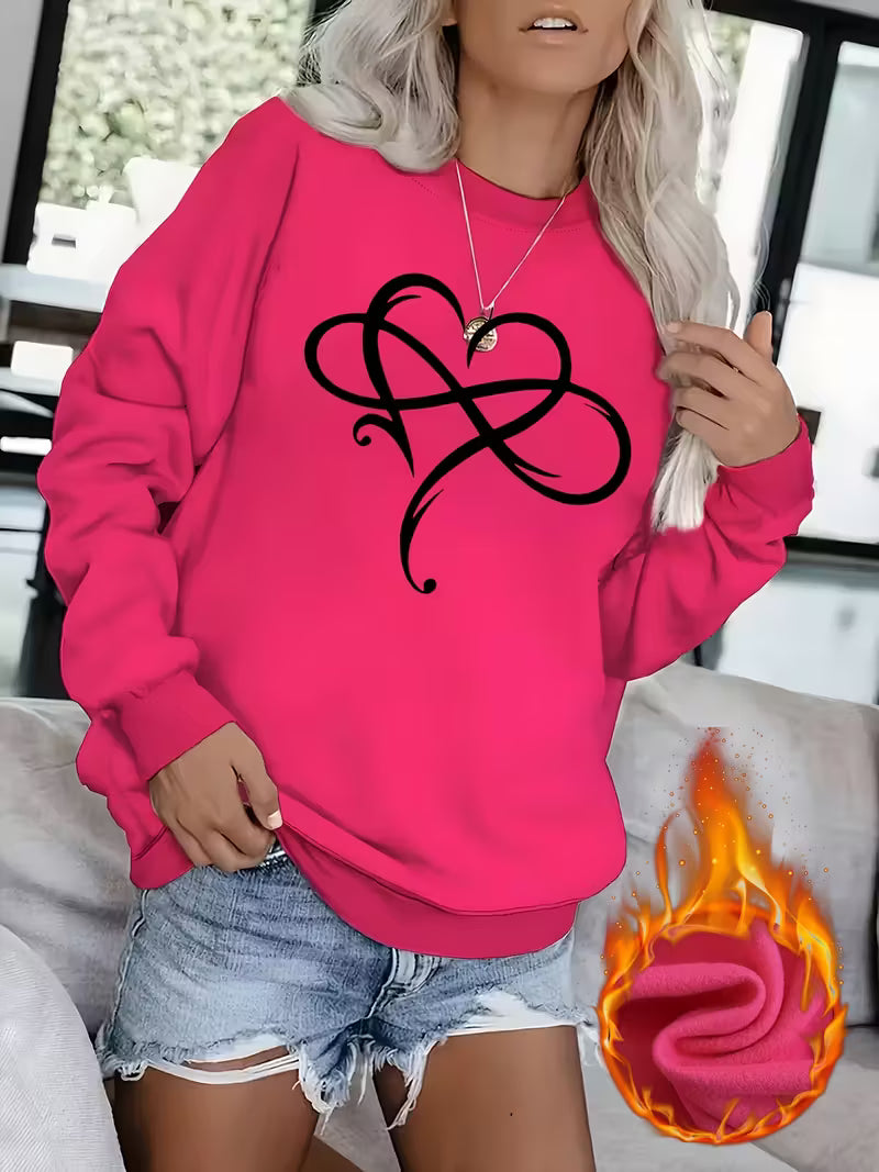 Women'S Cozy Fleece-Lined Long Sleeve sweaters