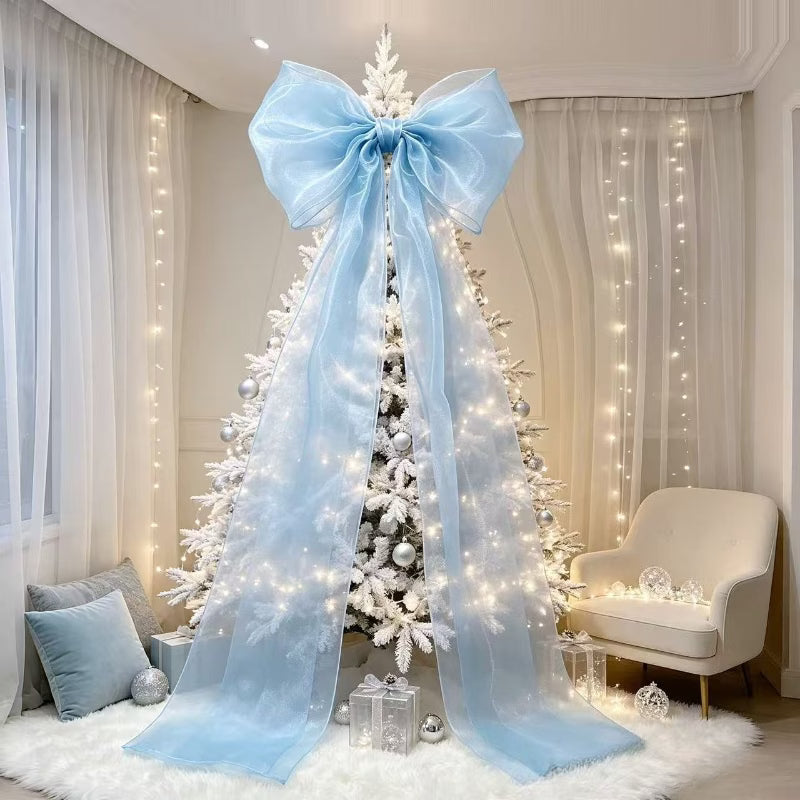 190Cm Enormous Christmas Tree Topper Bow