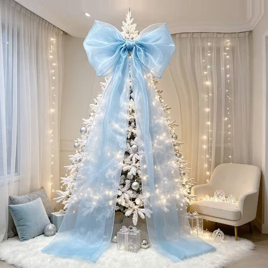 190Cm Enormous Christmas Tree Topper Bow