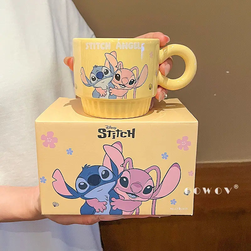 New Stitch Ceramic Stacking Single Cup