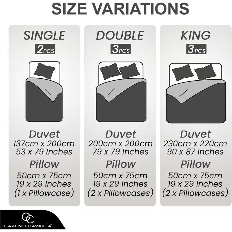Floral Reversible Duvet Cover Set