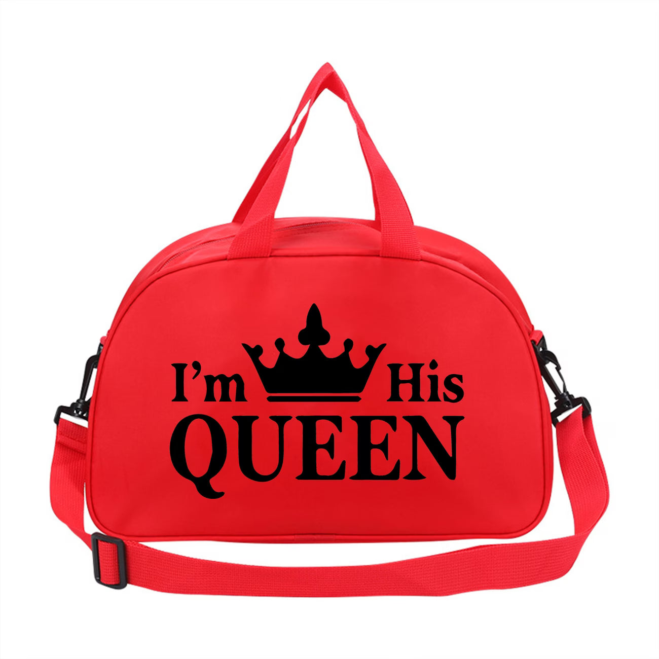 QUEEN Crown Print Handbag & Crossbody Bag