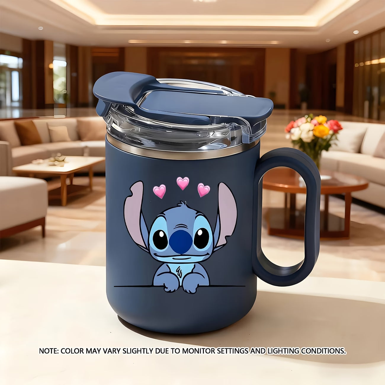 Disney Stitch Fashion 304 Stainless Steel Lidded Coffee Mug