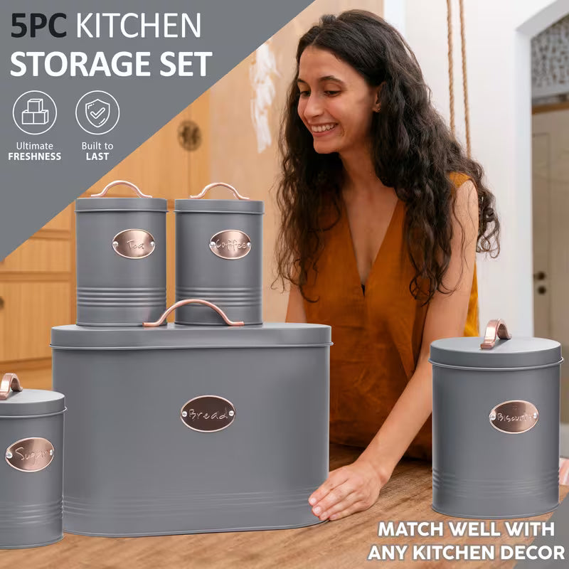 5pcs Kitchen Food Storage Set