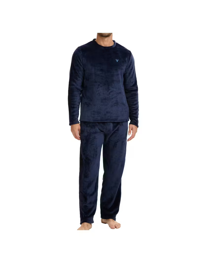 Mens Fleece Pyjama Set