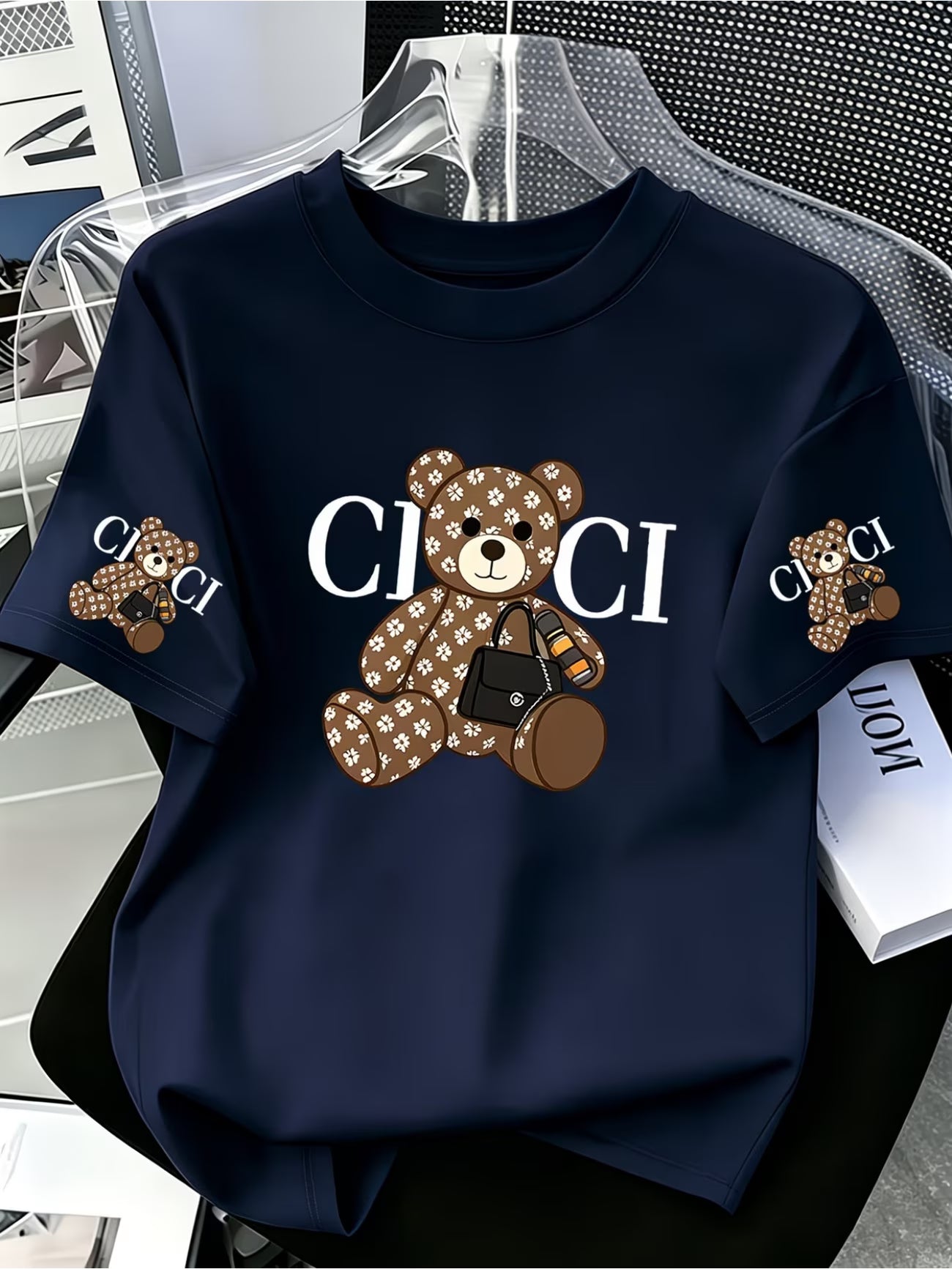 Women's CICI Letter Print T-Shirt | Light Luxury Street Style Casual Tee