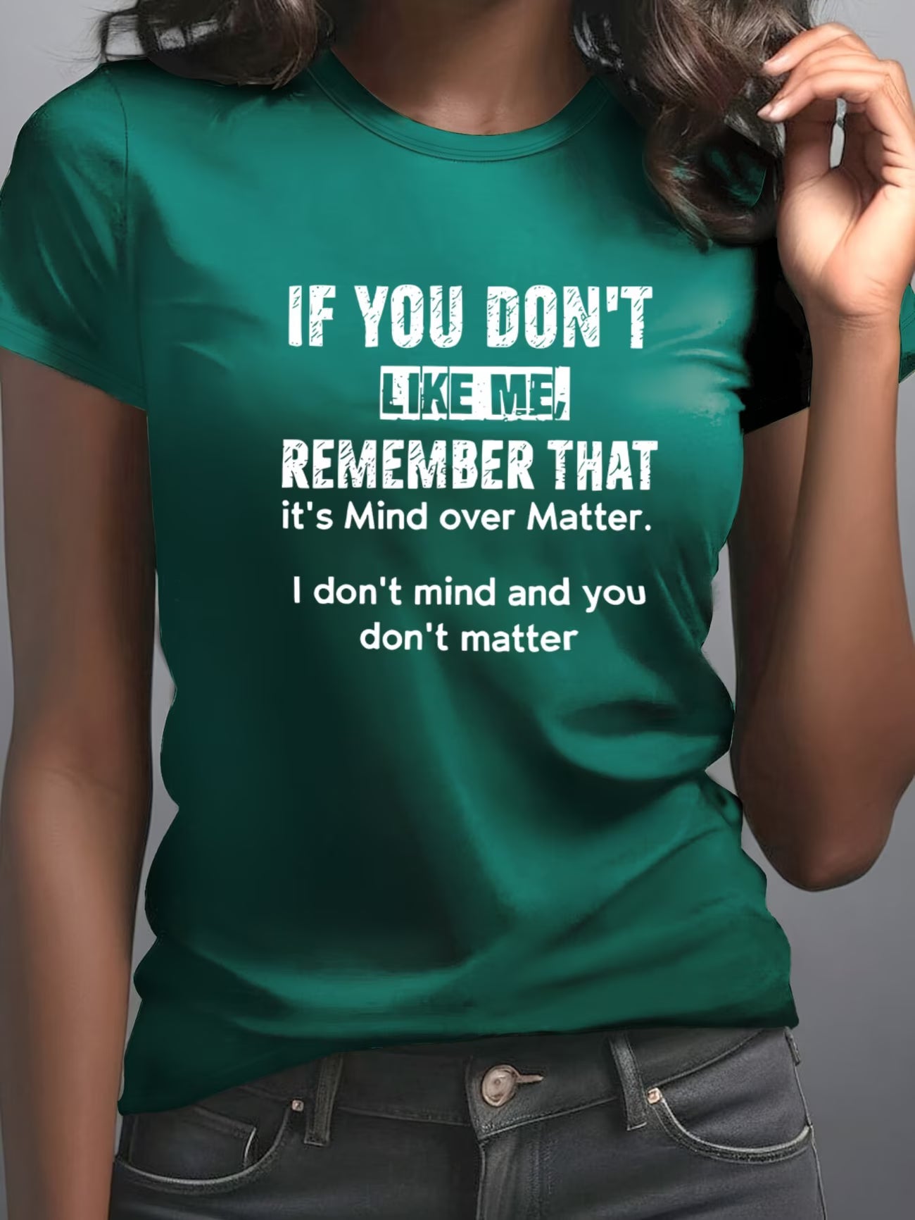 Mind Over Matter Graphic Print T-Shirt