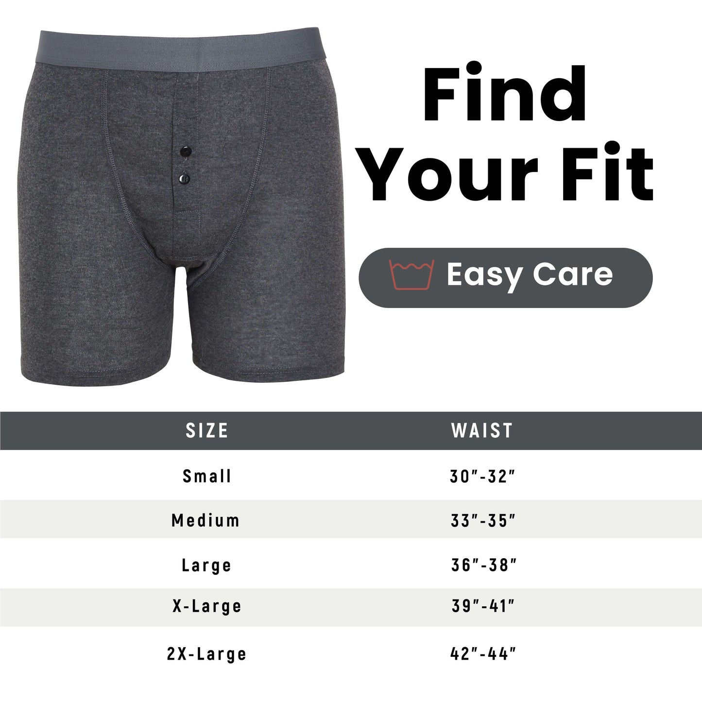 Sock Stack Boxer Shorts 6 Pack Striped Cotton Blend Stretch Men's Underwear Black Grey Breathable Soft Durable All Day Comfort