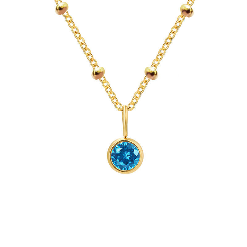 Diamond Birthstone Necklace