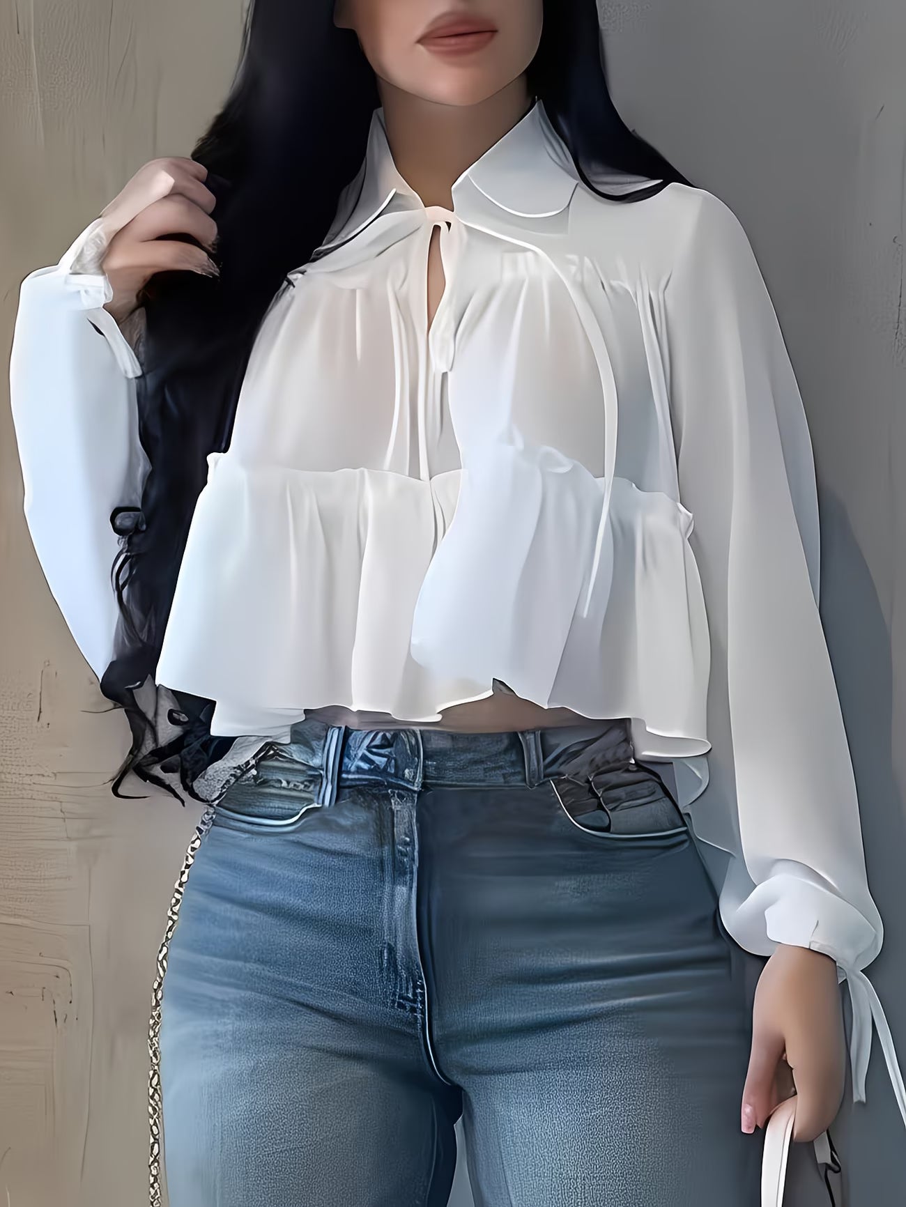 Women's Chiffon Sun-Protective Beach Blouse