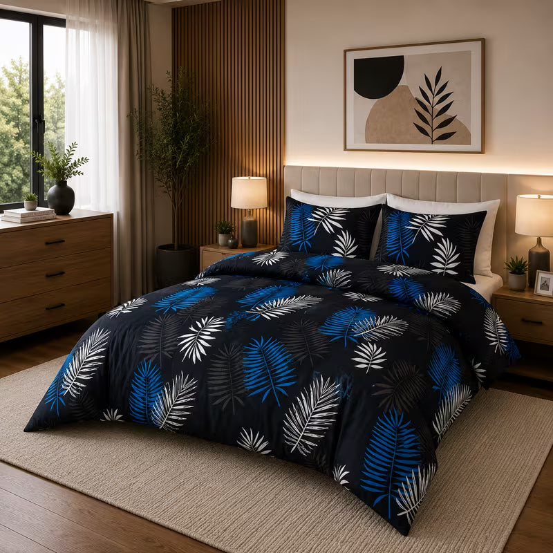 3-Piece Printed Duvet Cover Set