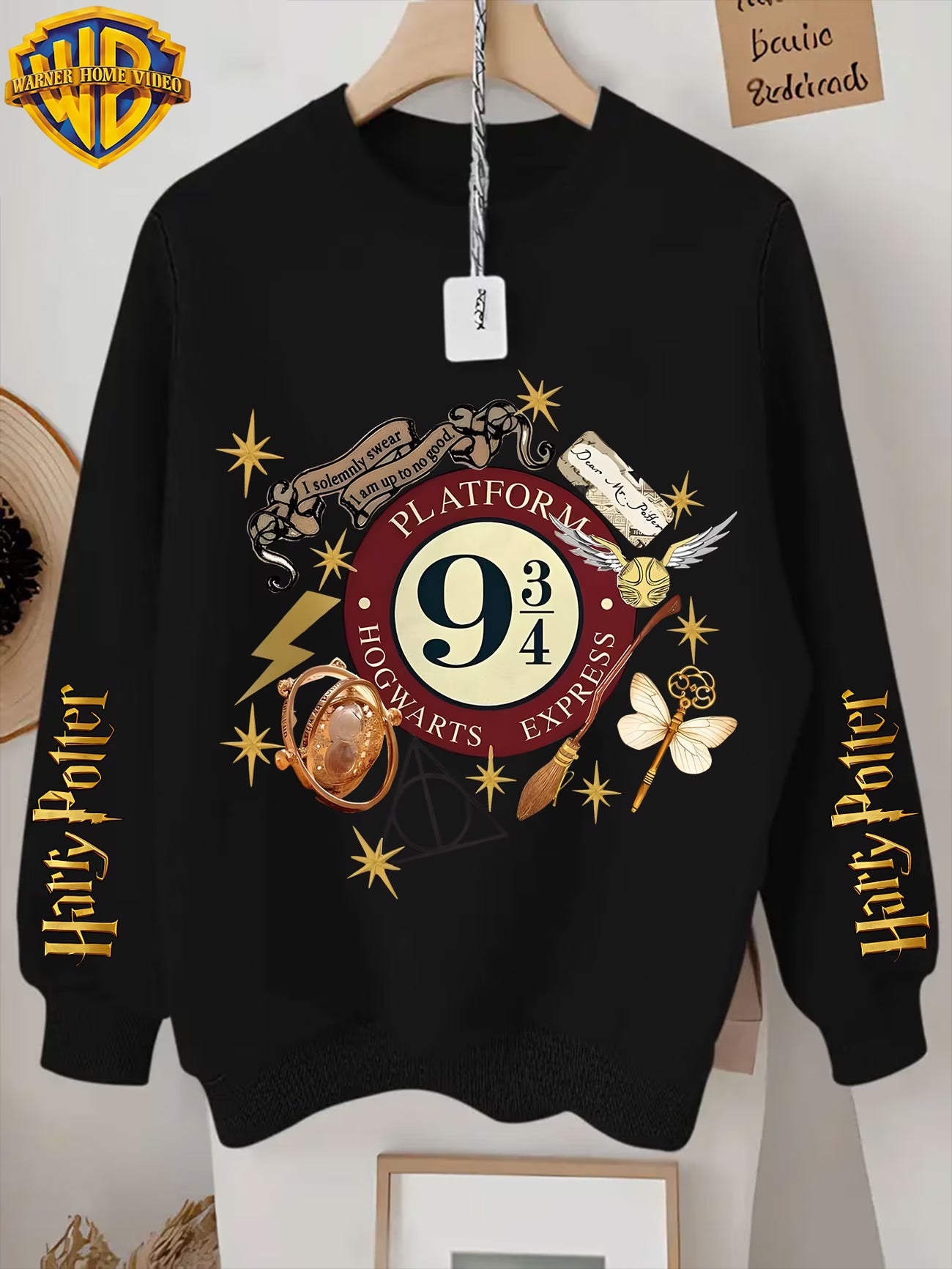 Ladies' Elegant Sweater – Hogwarts Express Harry Potter Magical Print
