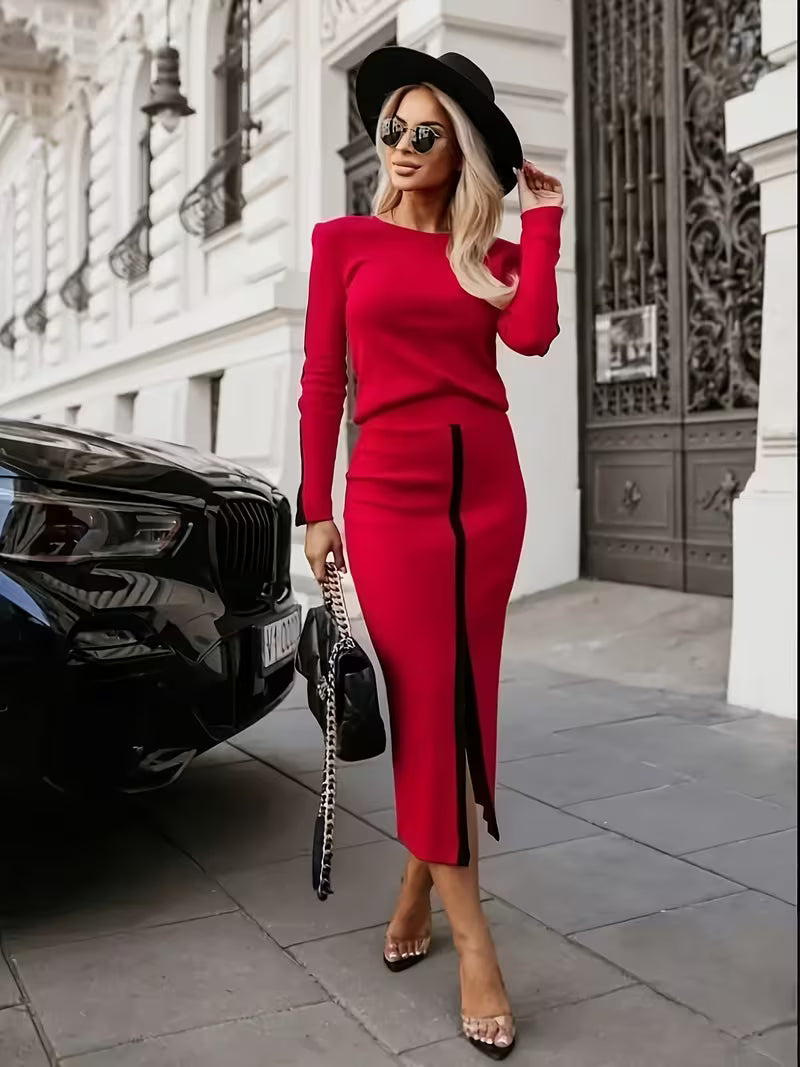 Stylish T-Shirt And Skirt