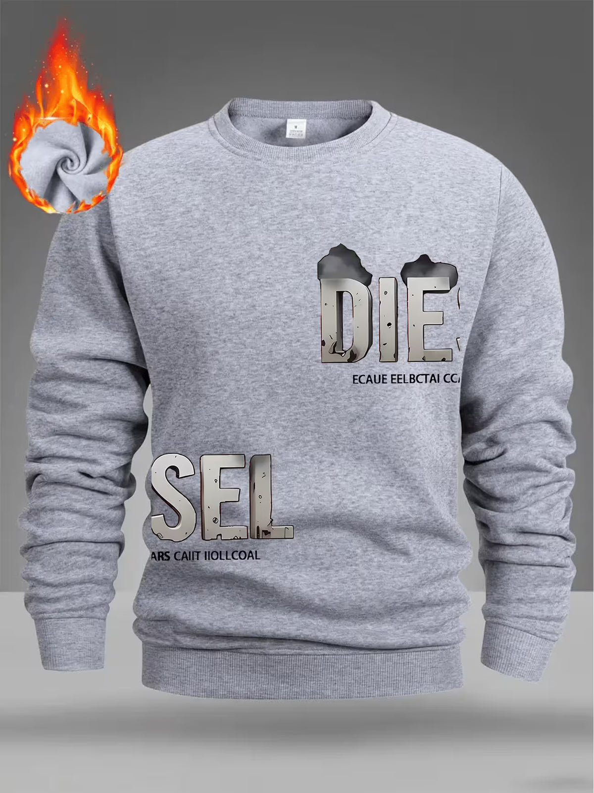 Men’s Fleece Crew Neck Sweatshirt