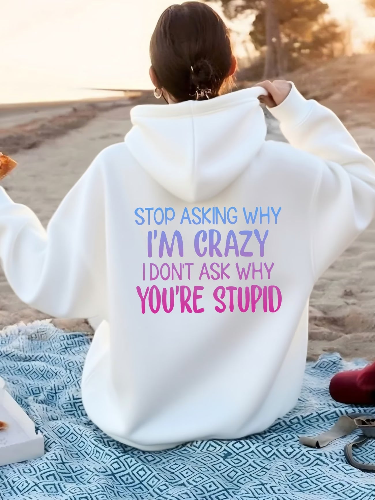 Hoodie with Back Print: