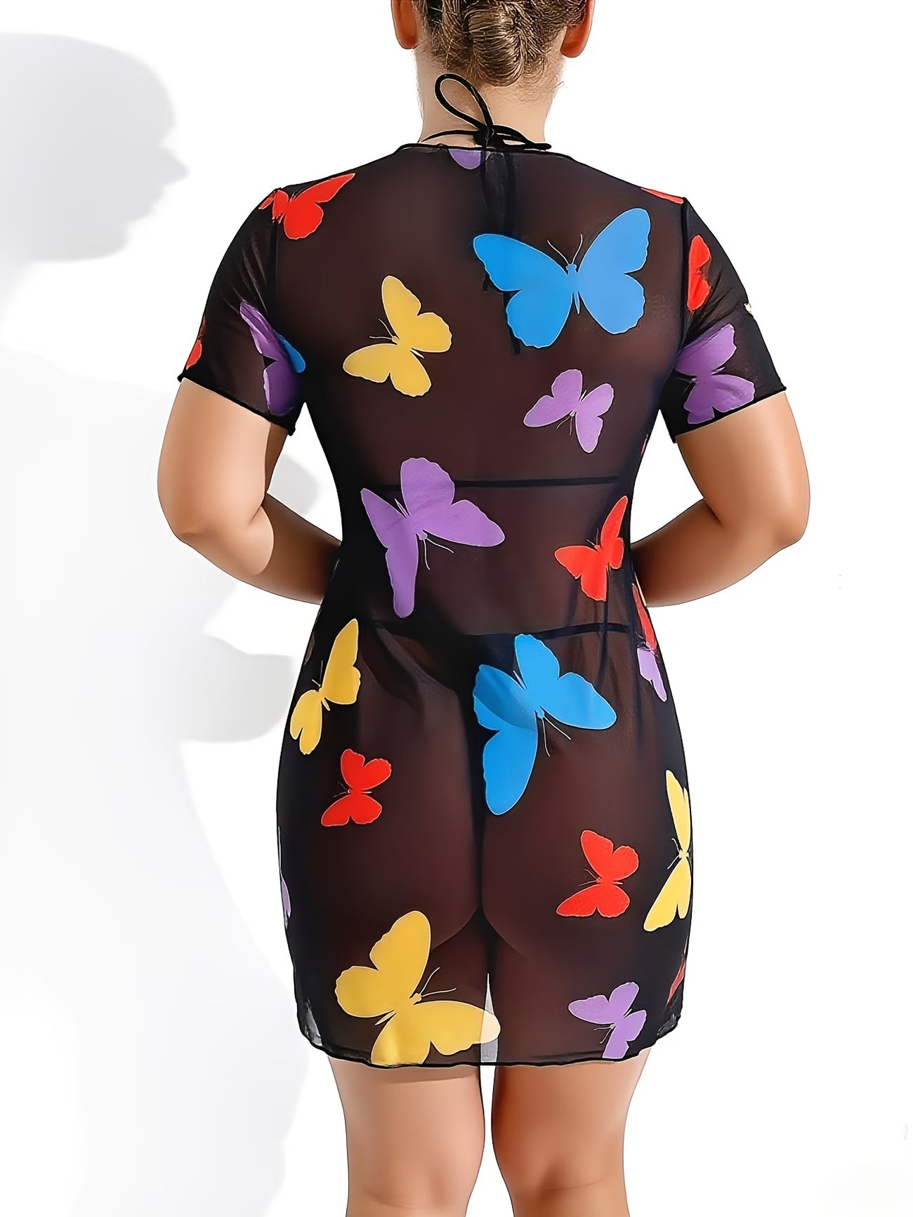 Floral Print Overdress — Plus Size Beach & Vacation Edit