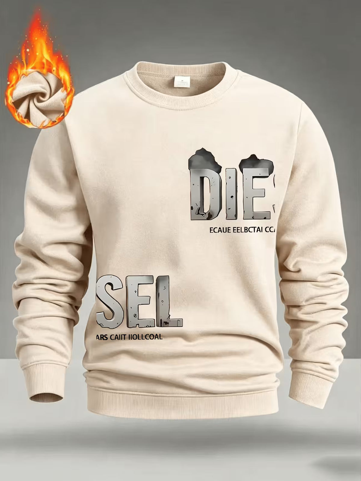 Men’s Fleece Crew Neck Sweatshirt
