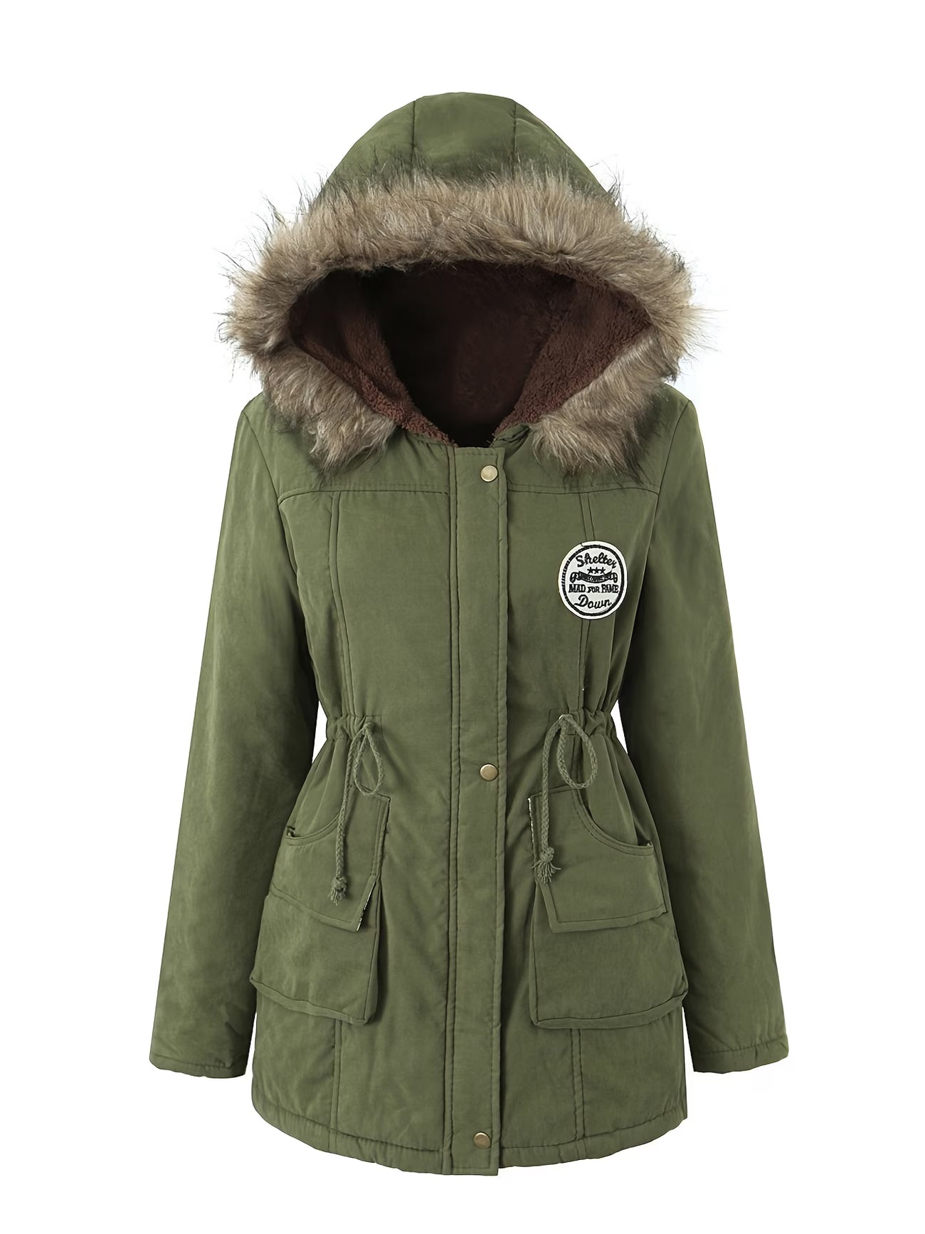 Women's Winter Parka Hooded Jacket – Casual & Warm