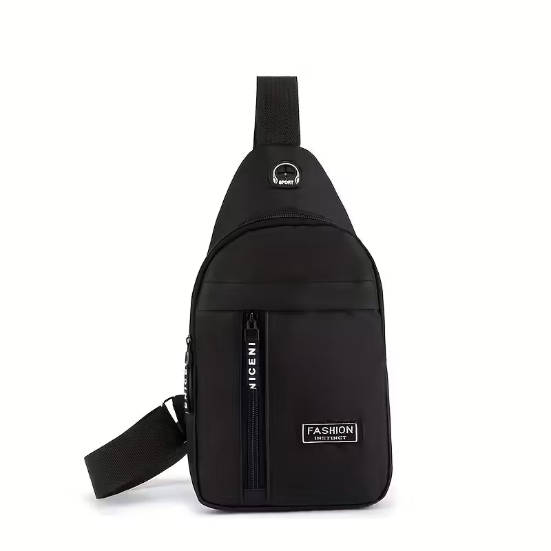Men'S Casual Oxford Chest Bag