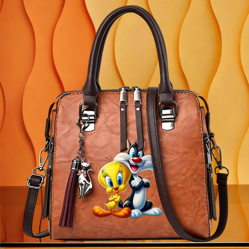 Warner Bros. Looney Tunes Tweety & Sylvester Print Women's Shoulder Bag