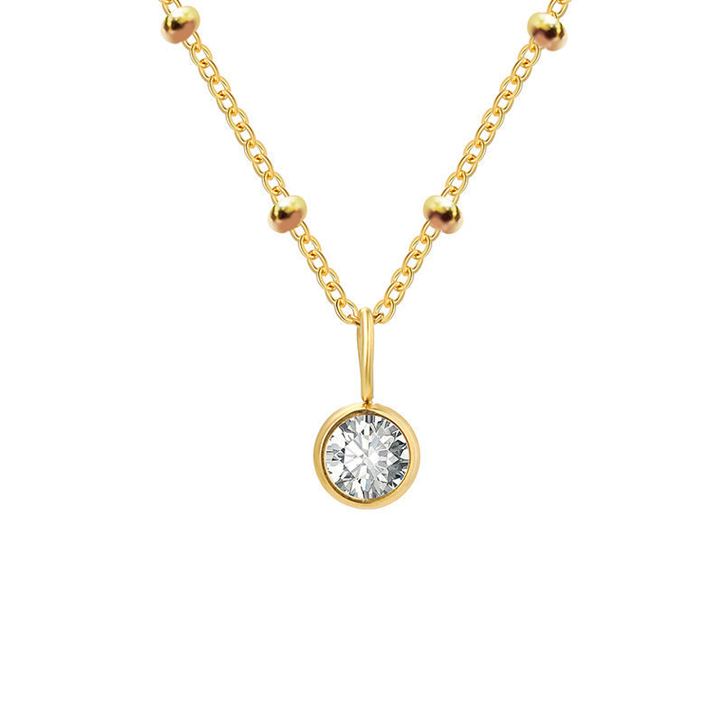 Diamond Birthstone Necklace